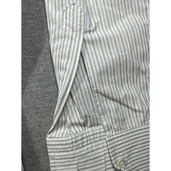 READ- CANALI Made in Italy - Striped Mens 16/41 Dress Shirt Casual - Picture 9 of 10
